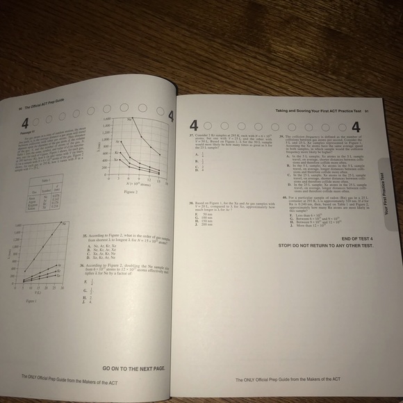 ACT prep book - Picture 3 of 3